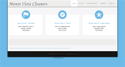 Desktop Screenshot of montevistacleaners.com