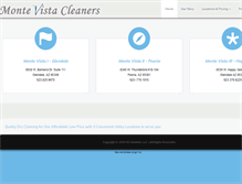 Tablet Screenshot of montevistacleaners.com